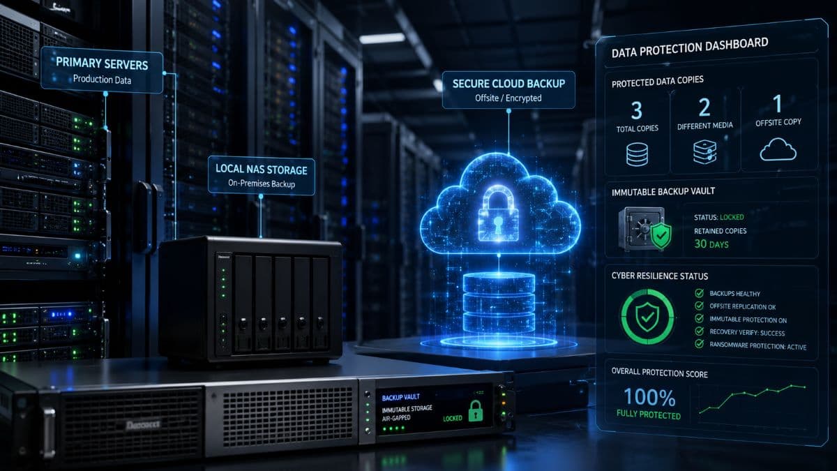 Enterprise data protection and backup infrastructure