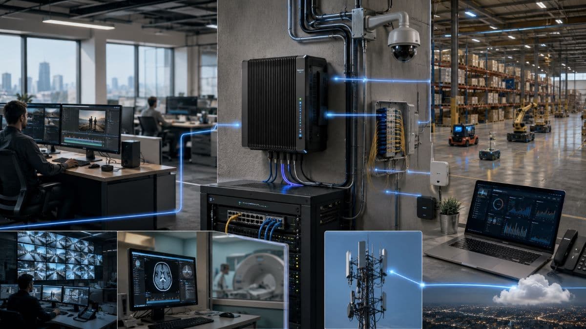 Enterprise edge computing across business environments