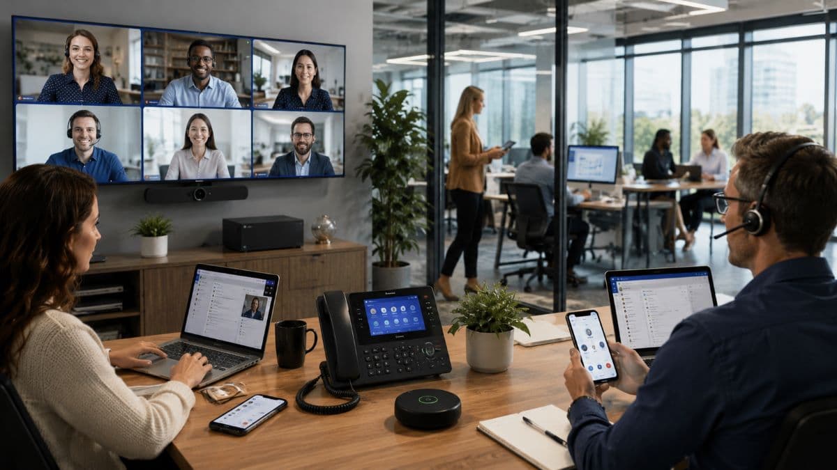 Unified communications collaboration across modern workplace