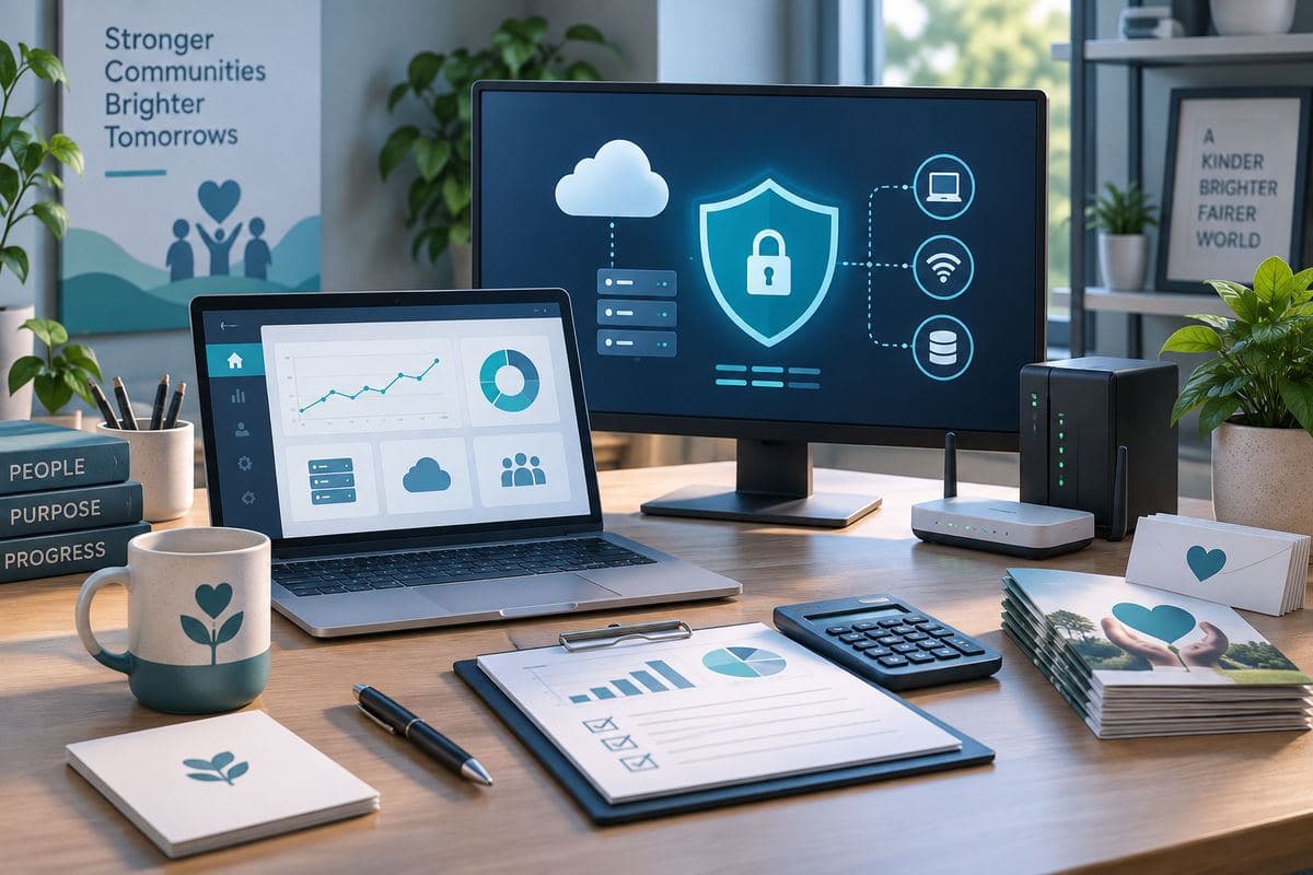 Nonprofit desk secure devices charts